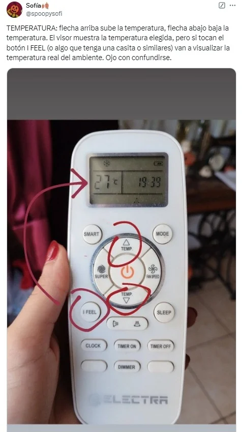 frío, calor, aire acondicionado